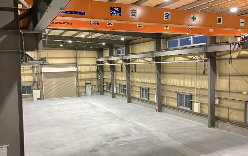 一般管工事業 新築工場兼事務所 設計施工事例