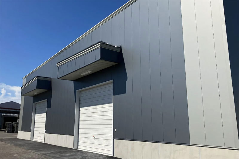 農業協同組合 新築多目的農業倉庫